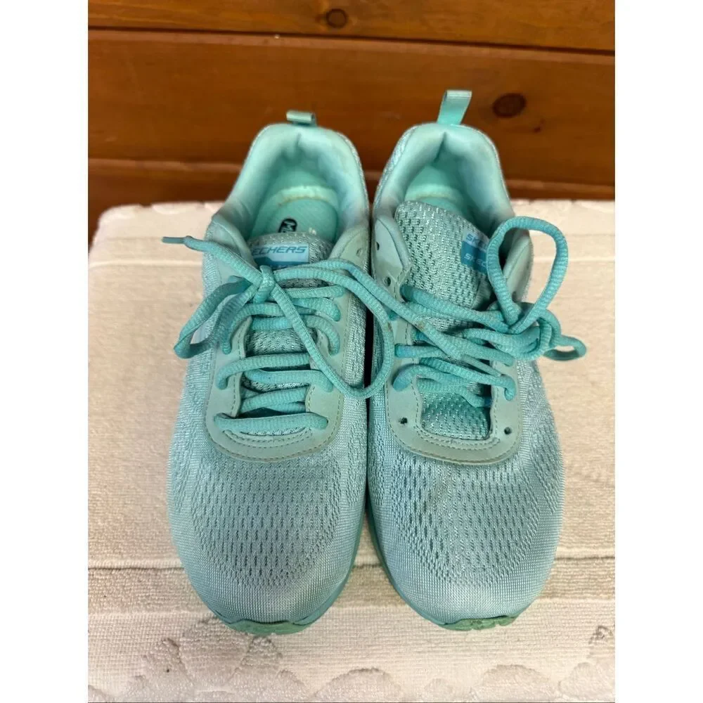 Skechers Womens Skech Air Infinity 12176 Green Running Shoes Sneakers Size 7